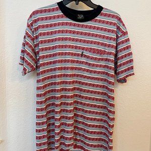 Patterned Maui & Sons Vintage T-Shirt - Mens Large (Fits Like Medium) - Cotton